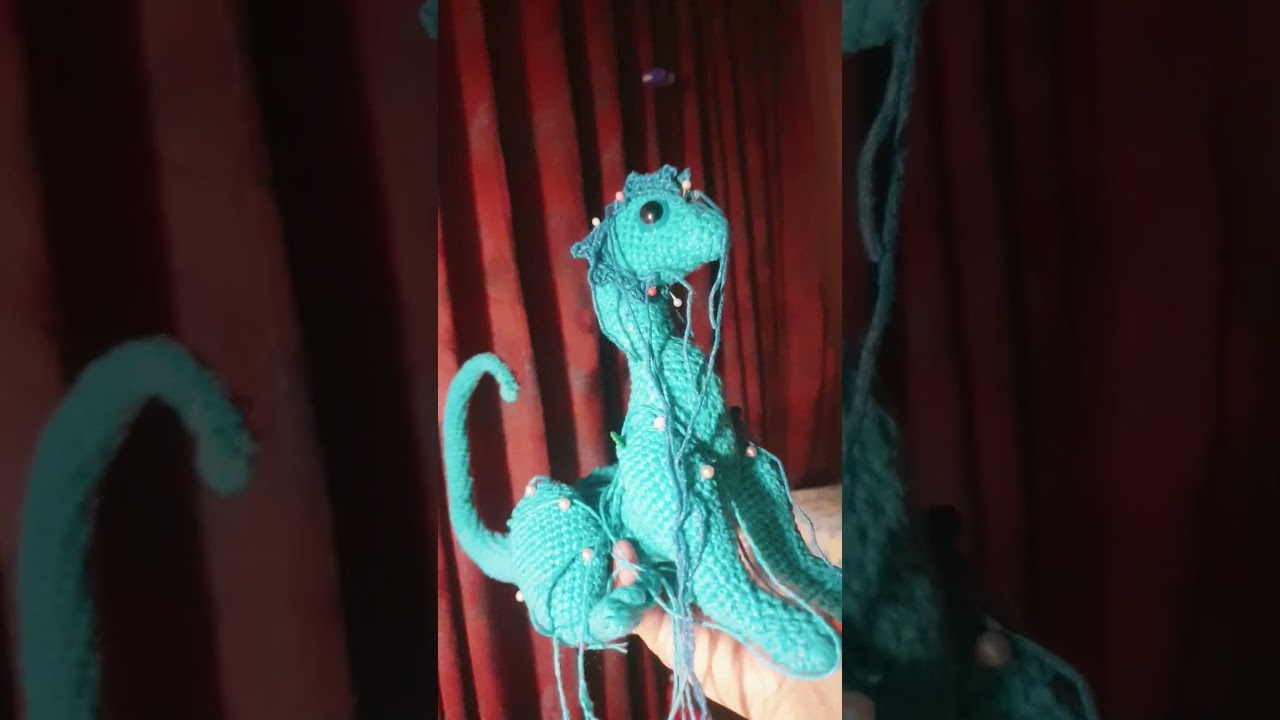 pin in placed #dragon #crochet #الحمدلله #handmade #wip #amigurumi #amazingskills #كروشيه #あみぐるみ
