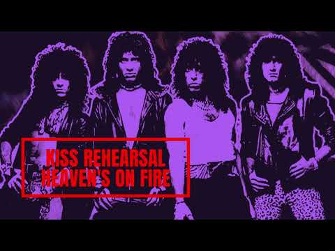 KISS Rehearsal - Heaven's on Fire
