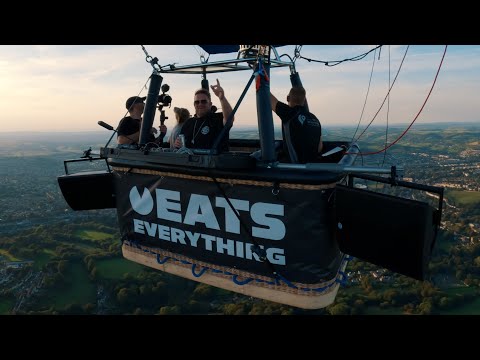 Eats Everything Hot Air Balloon Stream (Bath U.K.)