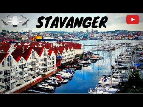 Stavanger Norway Aerial view With DJI Air 2S.