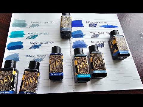 Diamine Blue Inks