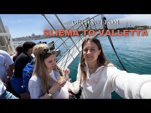 Getting from Sliema to Valletta | Quick & Scenic Ferry Ride in Malta 🇲🇹