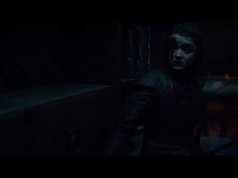 Arya Stark evades Wights in the Fortress library || GOT S08E03 || The Long Night ||  4K