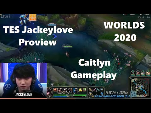 Worlds 2020 Proview TES JackeyLove Caitlyn Gameplay POV TES vs FLY