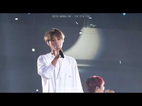 190125 The 12th Star Therefore Wanna One Park Jihoon Focus Fancam 4K