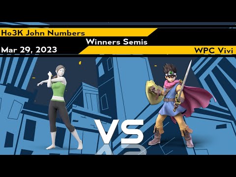 Xeno286 Winners Semis - John Numbers (Wii Fit Trainer) vs Vivi (Hero) - SSBU Tournament