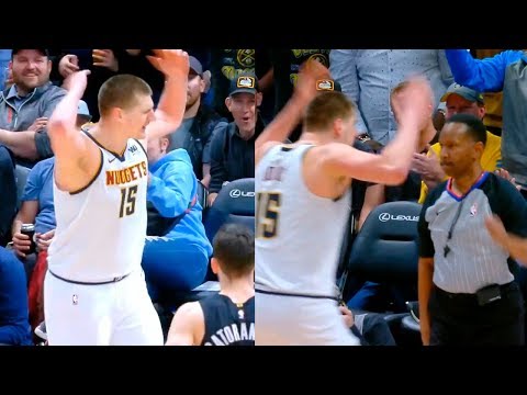 Nikola Jokic gets furious then ejected from game | Nuggets vs Wizards