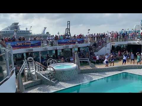 Thumbnail for Ruby Princess Sail Away Party with Line Dancing and Love Boat Horn