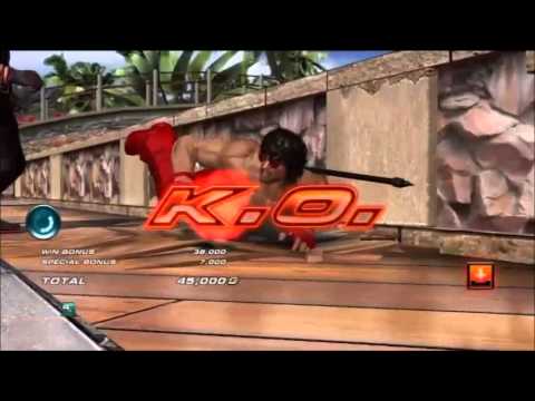 Tekken Tag Tournament 2 Miguel/Armor King vs Panda/Bob vs Ling/Hwoarang vs Heihachi/Zafina