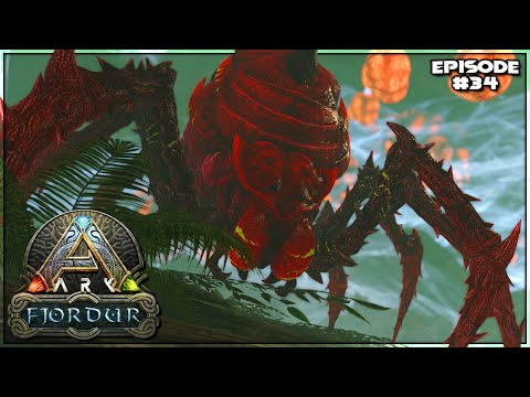 Alpha Broodmother Vs The Megatherium Army! [ARK: Fjordur - EP #34] #arksurvivalevolved