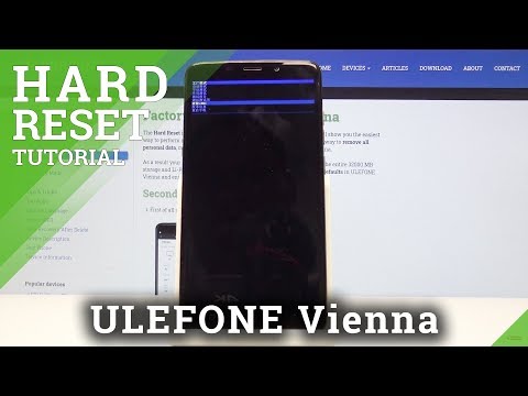 How to Factory Reset ULEFONE Vienna - Erase All Content & Settings