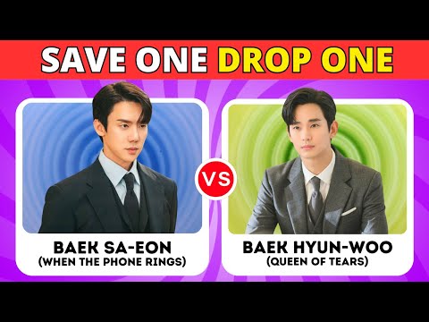 SAVE your FAVORITE K-Drama Character!🦸‍♂️🦸‍♀️ [VERY HARD Choices!😱]