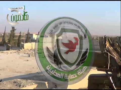 استهداف أحد مقرات النظام بصاروخ كونكورس من قبل هيئة حماية المدنيين في ريف حماة الشرقي