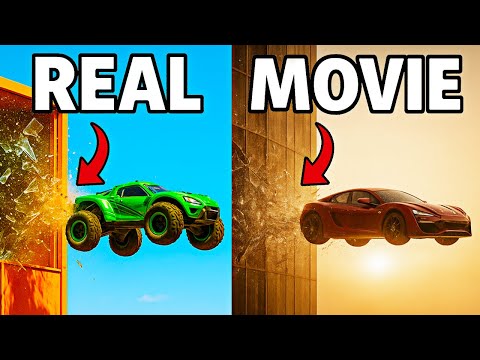 I Tested Impossible Movie Car Stunts In Real Life (with RC cars)