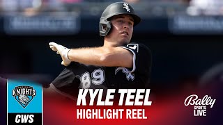 White Sox C Kyle Teel 2025 Minor League Baseball Highlights | Bally Sports Live