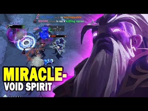 Miracle DESTROYING MID - Void Spirit gameplay by Miracle Dota 2