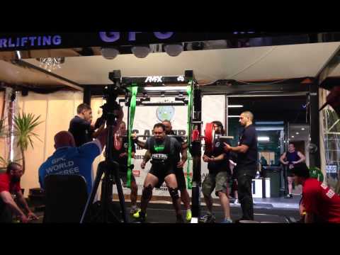 GPC Australia Nationals 2013 - Equipped squat - 1st attempt - 240kg