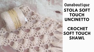 Soft touch crochet shawl