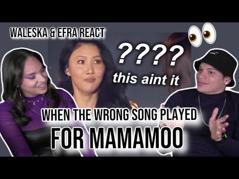 Siblings react to "when the wrong song played for MAMAMOO" 😮😂👏