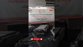 Download lagu MER-C Repairs 100 Patient Beds and Installs 4 Air Conditioners at Al-Shifa Hospital, Gaza mp3