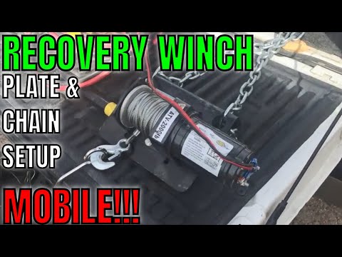 Vehicle Winch, Winch from Anywhere!! [Custom Trailer Winch Setup]
