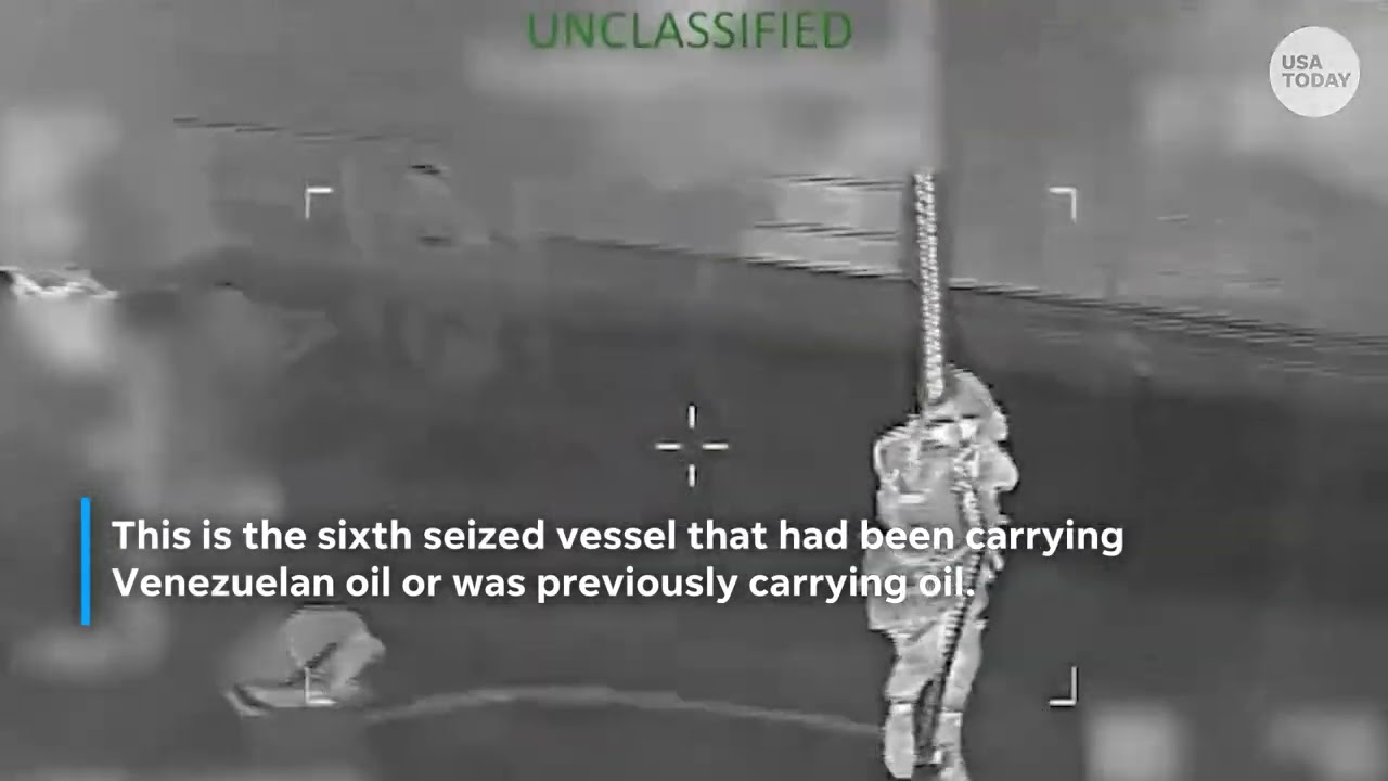 US military seizes sixth Venezuela-linked tanker in the Caribbean