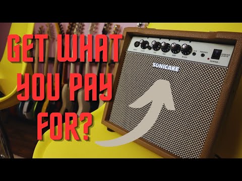 SONICAKE 15W Electric Guitar Amplifier, Portable Combo Amp with AUX Input Headphone Output, Dual-Channel and 3-Band EQ, All-in-one Speaker for Practice - Sprint QAM-15(Shipping from local US,UK,EU warehouse) image 8