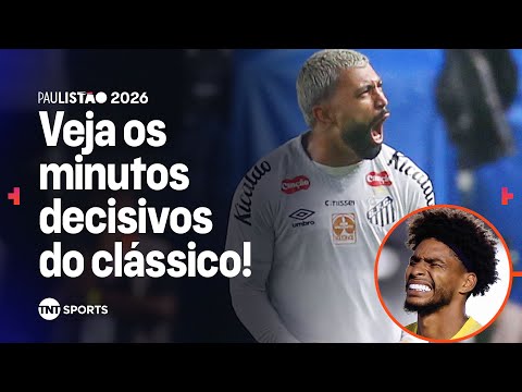 GABIGOL MARCANDO, LANCE POLÊMICO E FALHA DE HUGO SOUZA | ÚLTIMOS 15 MINUTOS | SANTOS 1X1 CORINTHIANS