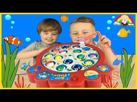 Let's Go Fishing Game Family Fun Games Activity for Children Learn Colors