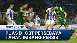 TAVARES ANGKAT TOPI UNTUK BONEK, Persebaya Sukses Redam Persib di Laga Panas GBT