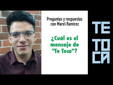 Video 4 - Preguntas y respuestas con Marel Ramírez de "Te Toca"