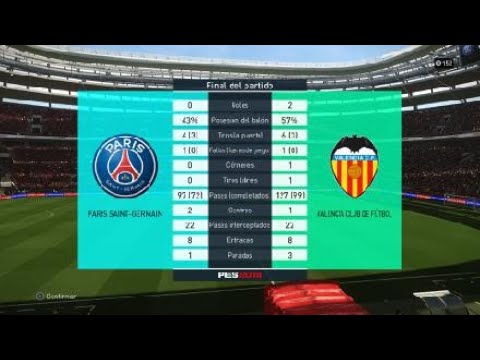 Liga J2 - Valencia - PSG 2-0