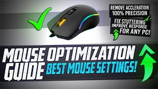 🔧 Mouse Optimization GUIDE for Gaming - 100% Mouse Precision Raw Input, REMOVE Acceleration LAG 🖱️✅