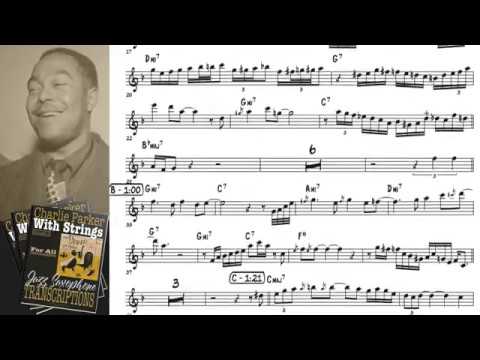 [FREE Transcription!] Bird's Solo on "Just Friends" from "Charlie Parker with Strings"