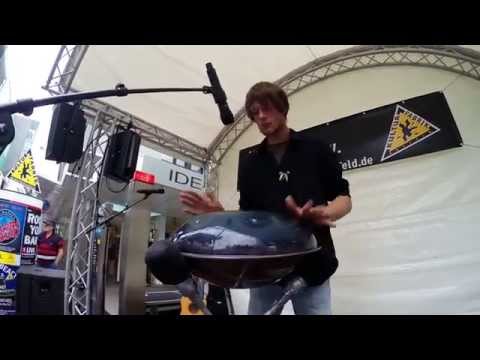 Handpan meditation music -  Performance in Krefeld - Fabian Küpper - Handpan Mystic Flow - (No Hang)