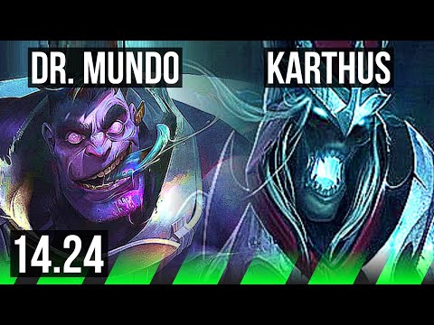 DR. MUNDO vs KARTHUS (JGL) | NA Challenger | 14.24