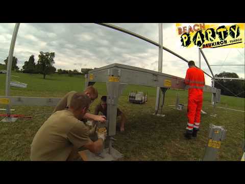 Beach Party 2015-Aufbau