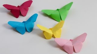 Easy craft: How to make paper butterflies