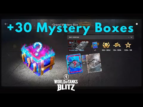 Mystery Boxes Are Back 🥵 Opening A LOT OF Boxes & Certificates | World of Tanks Blitz 