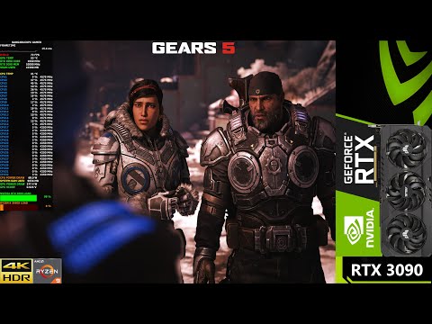 Gears 5 Ultra Settings & Textures 4K | HDR | RTX 3090 | Ryzen 9 3950X OC