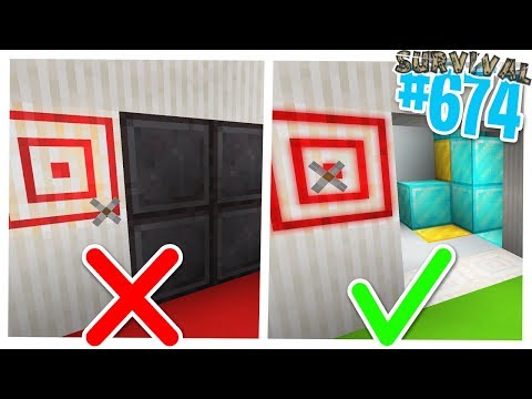 PASSAGGIO SEGRETO con il TARGET BLOCK - Minecraft ITA SURVIVAL #674