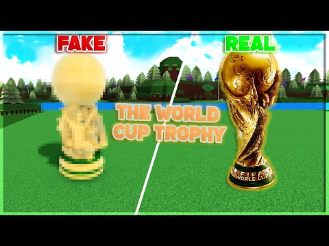 I BUILT THE WORLD CUP TROPHY in build a boat!
