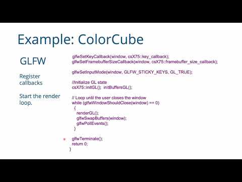 Unit 3-3 - OpenGL Programming - Part 3