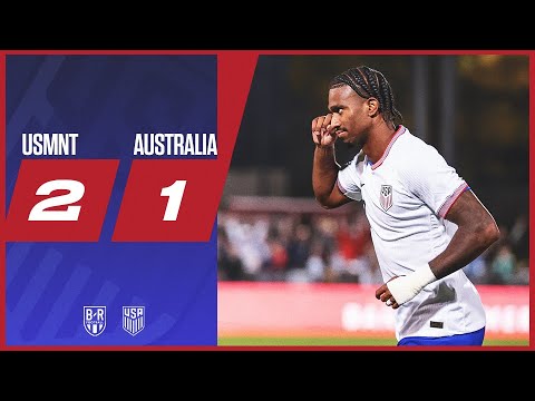 USA Earn Comeback Win Against Australia 🔙 | USMNT 2-1 Australia | Official Highlights
