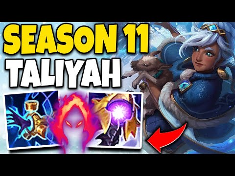 THIS SEASON 11 TALIYAH SUPPORT BUILD HARD CARRIES YOUR GAMES - League of Legends