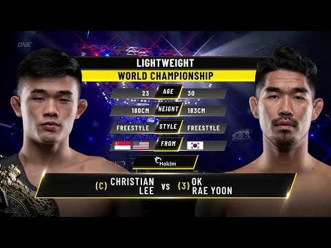Christian Lee vs Ok Rae-yoon full fight