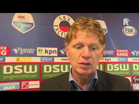 Coach Fons Groenendijk opgelucht na de overwinning op NEC