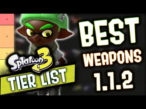 RANKING ALL Splatoon 3 Weapons BEST to WORST (Tier List 1.1.2)