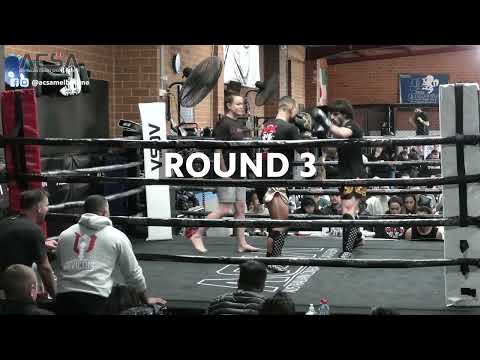 Simone Posteraro VS James Fisher - ACSA Novice Muay Thai Interclub 29th October 2022