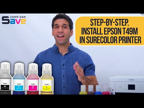 How To Install Epson T49M Ink Refill Bottle